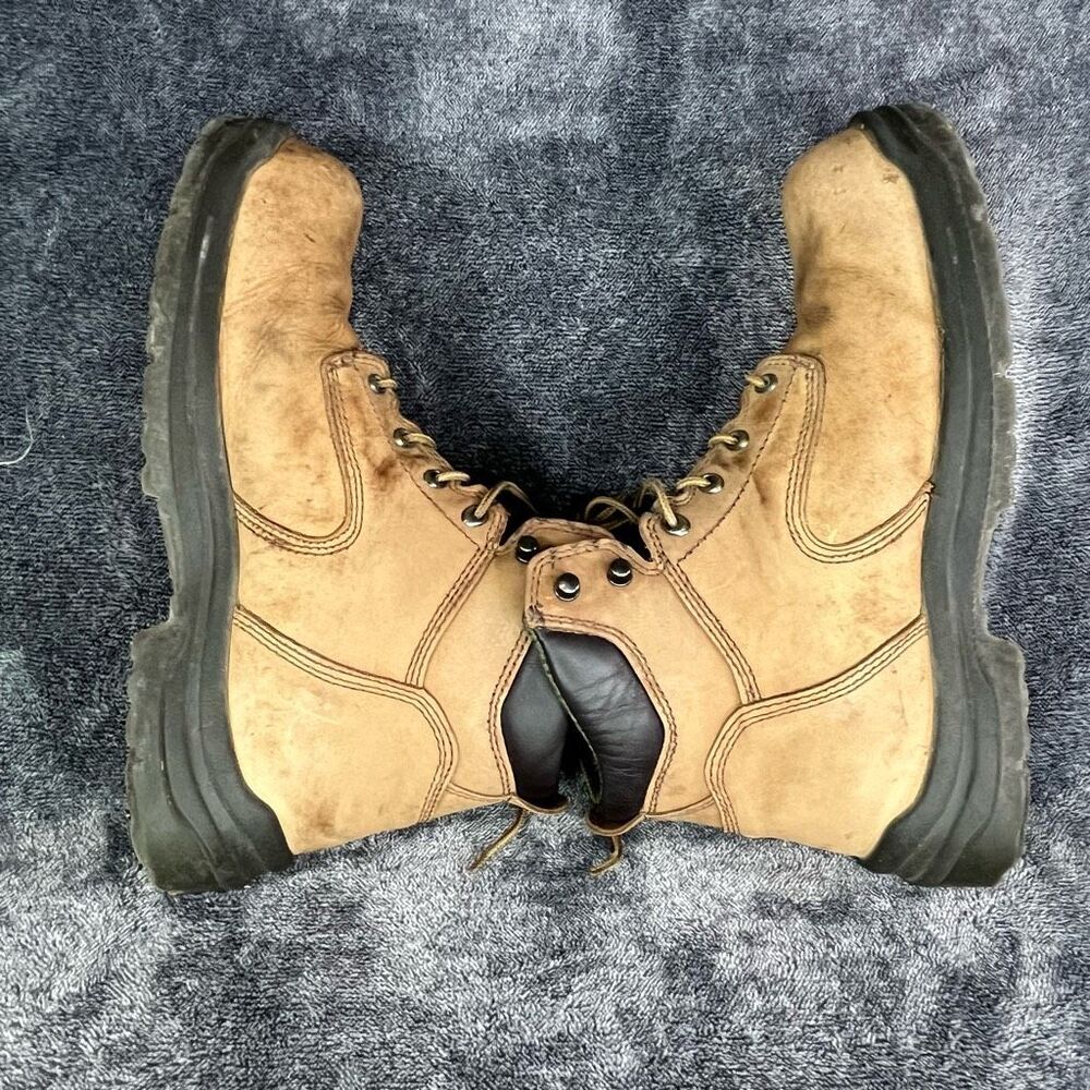 Red Wing Shoes King Toe Work Boots Mens Size 10.5 Brown Leather - Picture 6 of 8